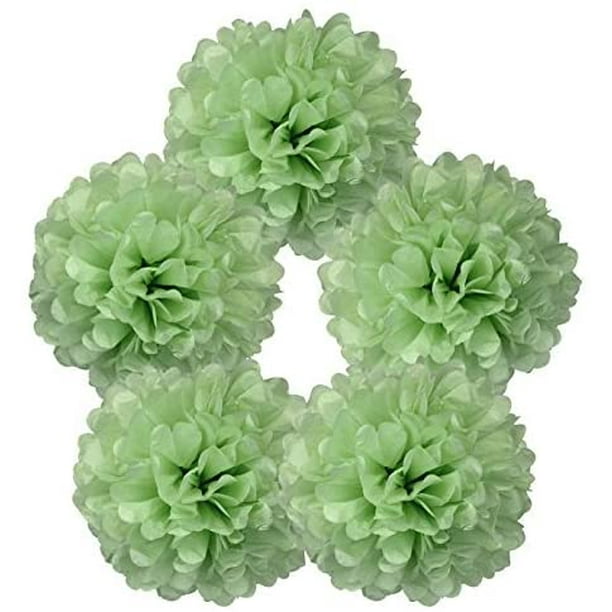 Just Artifacts 5pcs Pre-Folded Tissue Paper Pom Pom Flower Ball 20-Inch, Baby Blue – Quick & Easy Fluff Required Just Artifacts 5pcs Pre-Folded Tissue Paper Pom Pom Flower Ball 20-Inch, Baby Blue – Quick & Easy Fluff Required